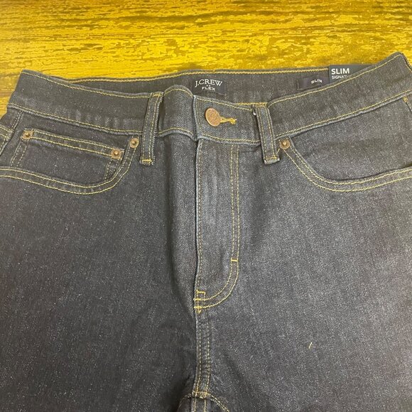 J. Crew Factory Slim-Fit Jean in Signature Flex Dark Blue Sz 30x32  AY516 - Picture 6 of 12